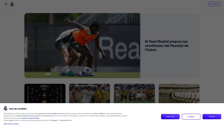 wwwrealmadridcom