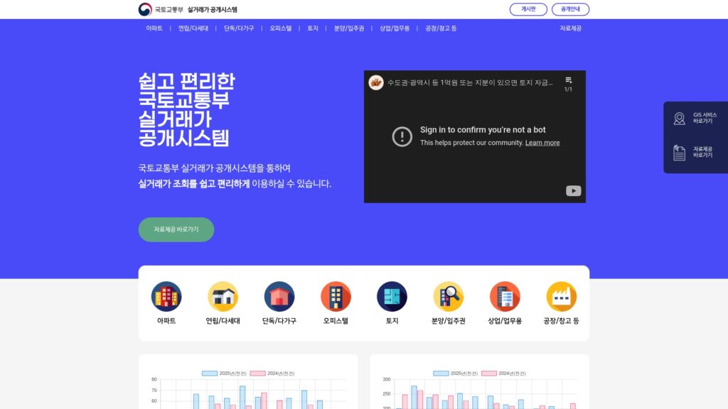 실거래가 공개시스템