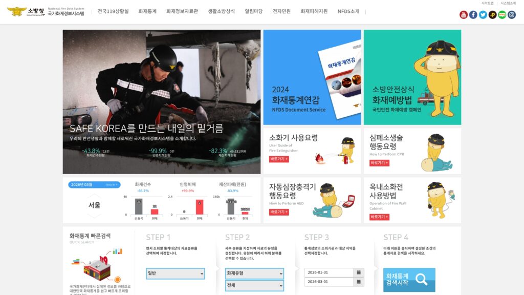 국가화재정보시스템 이용방법 안내 25 국가화재정보시스템